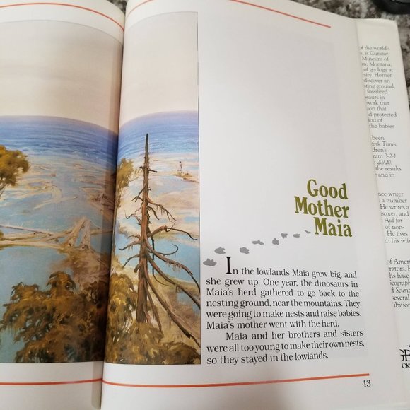 Maia A Dinosaur Grows Up Oversized Book - Picture 4 of 5